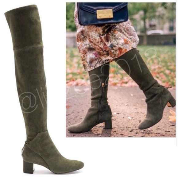 Tory Burch Shoes - Tory Burch Camo Green Laila OTK Boot FIRM